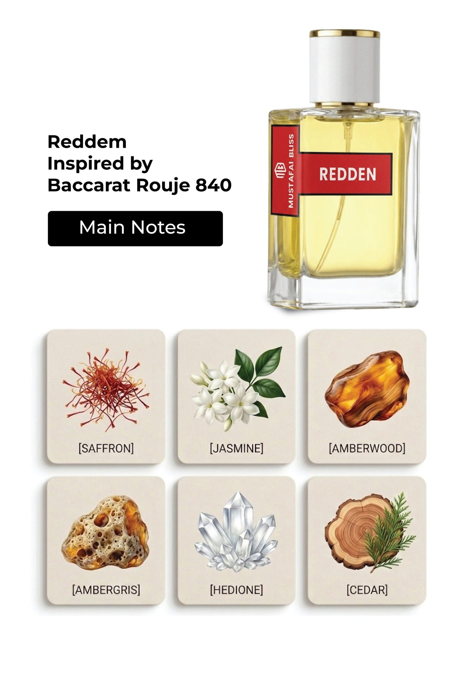 Redden <br>Inspired by Baccarat Rouge 840 - Image 2