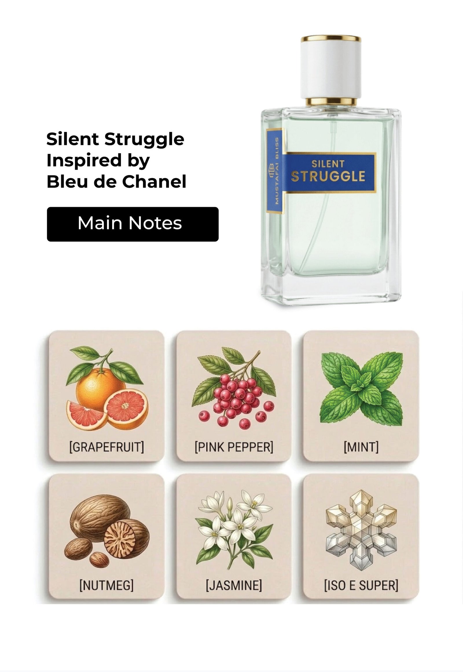 Silent Struggle <br>Inspired by Bleu de Chanel - Image 2